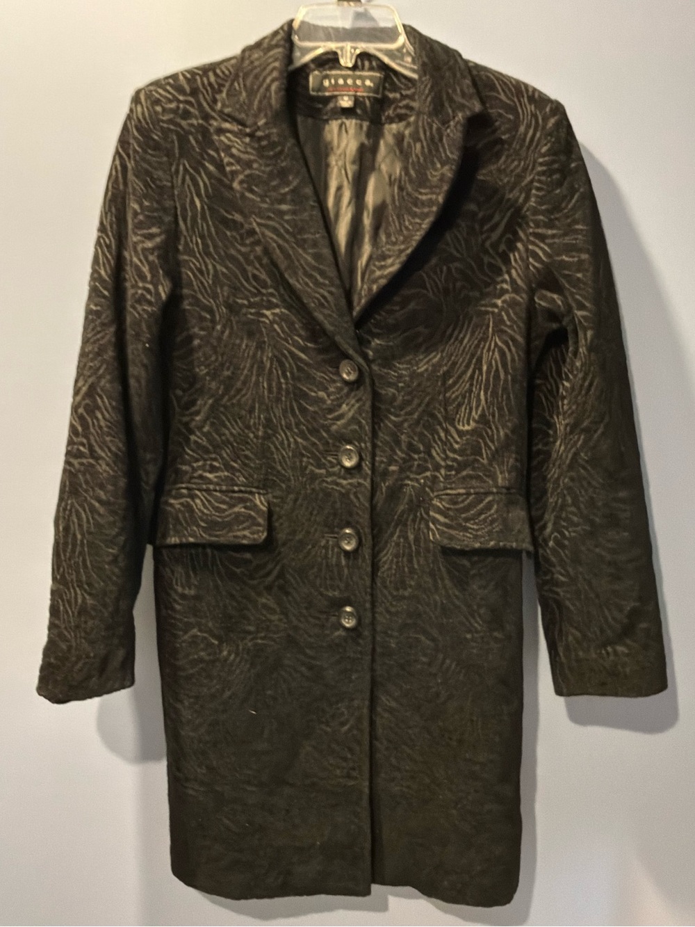 giacca Women's Textured Pea Coat